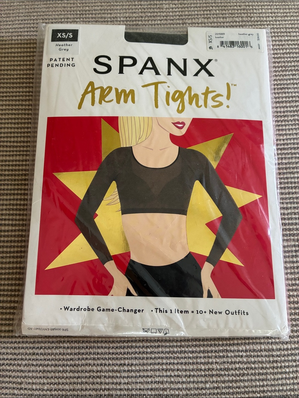 SPANX Arm Tights in Heather Grey and Black